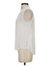 Vince Camuto 100% Polyester White Sleeveless Blouse Size XXS - photo 5