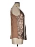 Joe Fresh Silver Sleeveless Top Size L - photo 4