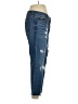 CAbi 100% Cotton Hearts Blue Jeans Size 6 - photo 4