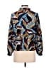 Shein Blue Long Sleeve Blouse Size 4 - photo 1