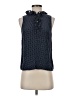 FRAME 100% Silk Blue Sleeveless Silk Top Size XS - photo 1