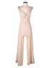 See You Monday Solid Tan Jumpsuit Size M - photo 1