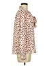Jones & Co 100% Polyester Polka Dots Ivory Long Sleeve Blouse Size M - photo 4