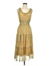 Max Studio Paisley Yellow Casual Dress Size M - photo 1