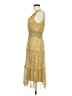 Max Studio Paisley Yellow Casual Dress Size M - photo 5