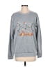 Shein 100% Polyester Graphic Gray Sweatshirt Size XS - photo 1