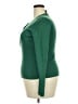 Moda International 100% Cotton Green Pullover Sweater Size XL - photo 5