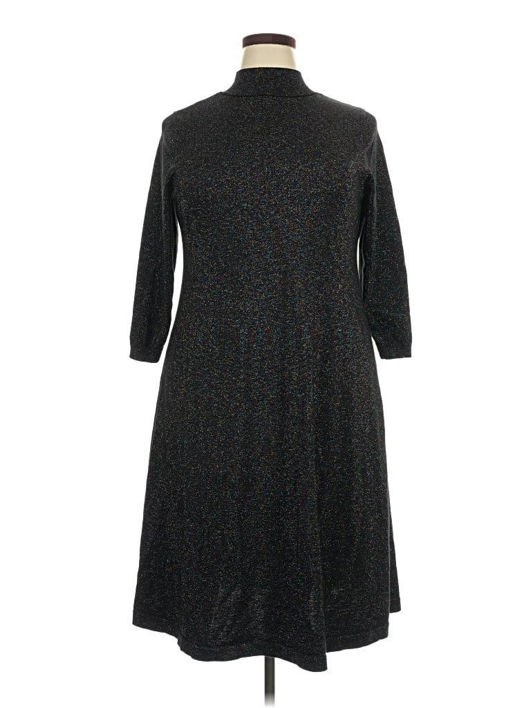 Pre-owned Lane Bryant Casual Dress In Gray