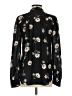 Lulus 100% Polyester Floral Black Long Sleeve Blouse Size S - photo 2