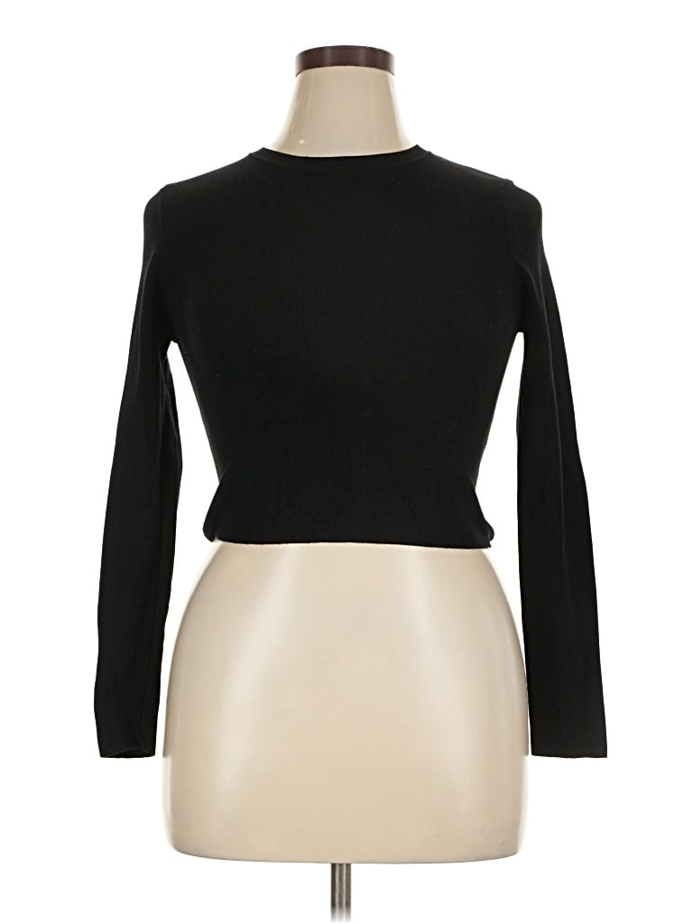 Pre-owned Zara Turtleneck Sweater In Black
