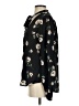 Lulus 100% Polyester Floral Black Long Sleeve Blouse Size S - photo 5
