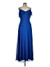 #Levkoff 100% Polyester Blue Cocktail Dress Size 8 - photo 1