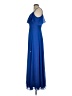 #Levkoff 100% Polyester Blue Cocktail Dress Size 8 - photo 5
