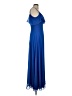 #Levkoff 100% Polyester Blue Cocktail Dress Size 8 - photo 4