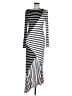 BCBGMAXAZRIA Stripes Black Casual Dress Size M - photo 1