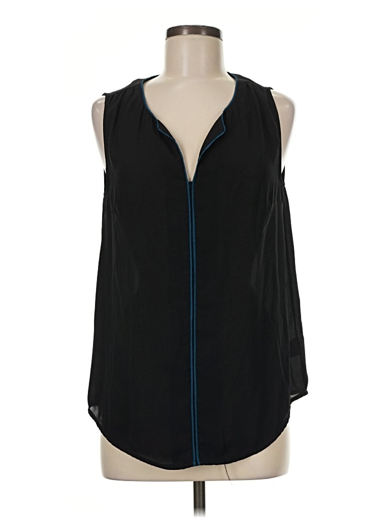 Pre-owned Modcloth Sleeveless Blouse In Black