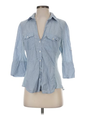 James Perse 3/4 Sleeve Button-Down Shirt (view 1)