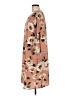 Les Amis 100% Polyester Print Brown Casual Dress Size M - photo 5