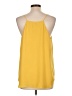 Ann Taylor LOFT Outlet 100% Polyester Yellow Tank Top Size L - photo 2