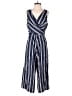 She + Sky Stripes Blue Jumpsuit Size M - photo 1