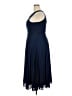 H&M 100% Polyester Blue Cocktail Dress Size L - photo 5