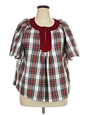 chic soul (chicsoul.com) Short Sleeve Blouse (view 1)