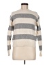 Comptoir des Cotonniers 100% Wool Stripes Gray Wool Pullover Sweater Size Med (2) - photo 1
