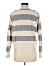 Comptoir des Cotonniers 100% Wool Stripes Gray Wool Pullover Sweater Size Med (2) - photo 2
