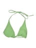 LA Hearts Polka Dots Green Swimsuit Top Size L - photo 1