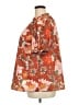 Unbranded 100% Polyester Floral Orange Short Sleeve Blouse Size 3X - photo 5
