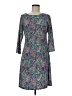 Tommy Hilfiger Paisley Gray Casual Dress Size 6 - photo 1