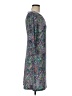 Tommy Hilfiger Paisley Gray Casual Dress Size 6 - photo 4