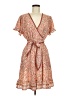 Max Studio Paisley Orange Casual Dress Size M - photo 1
