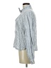 FRAME 100% Linen Stripes Blue Long Sleeve Blouse Size M - photo 5