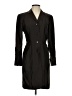 Ann Taylor Black Trenchcoat Size 2 - photo 1