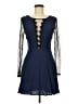 Astr 100% Polyester Blue Cocktail Dress Size M - photo 1