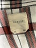 Harper 100% Rayon Plaid Ivory Long Sleeve Button-Down Shirt Size M - photo 7