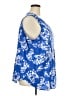 Croft & Barrow Blue Sleeveless Blouse Size 2X - photo 4