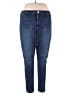 Bandolino Solid Blue Jeans Size 18 - photo 1