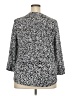Vince Camuto Animal Print Silver 3/4 Sleeve Blouse Size XXL - photo 2