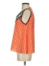 Le Sample 100% Polyester Orange Sleeveless Blouse Size S - photo 5