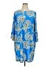 Ruby Rd. Paisley Blue Casual Dress Size 2X - photo 1