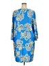 Ruby Rd. Paisley Blue Casual Dress Size 2X - photo 2