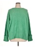 Prinbara 100% Polyester Solid Green Pullover Sweater Size XL - photo 1