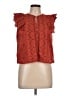 Industry 100% Cotton Red Sleeveless Blouse Size L - photo 1