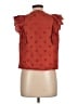Industry 100% Cotton Red Sleeveless Blouse Size L - photo 2