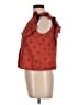 Industry 100% Cotton Red Sleeveless Blouse Size L - photo 5