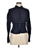 Hyfve 100% Cotton Blue Black Long Sleeve Blouse Size M - photo 1