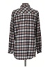 Athleta Checkered-gingham Gray Long Sleeve Button-Down Shirt Size S - photo 2