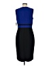 Kasper Color Block Blue Cocktail Dress Size 8 - photo 2